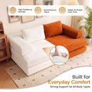 Advwin Folding Sofa Bed Convertible Floor Loveseat Sofa (Pre-Order)