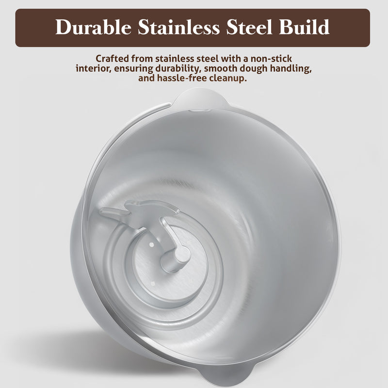 Advwin Electric Dough Maker 6.5L with Kneading & Ferment