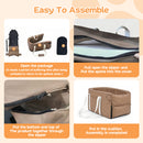 Advwin Center Console Dog Car Seat for Small Dogs