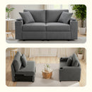 Advwin Corduroy Modular Sofa with Storage 182cm (Pre-Order)