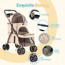 Advwin Double Layer Foldable Pet Stroller