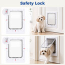 Advwin Weatherproof Dog Door for Medium Pets 22×28.5cm