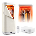 Advwin 1000W Portable Clothes Dryer with Timer