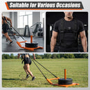 Advwin Weight Sled with Dual Posts for Strength Training