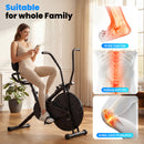 Advwin Air Exercise Bike with Heart Rate Monitor & LCD Display