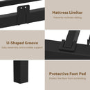 Advwin Single Corner Bed Frame with Desk and Bookcase
