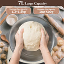 Advwin Electric Dough Maker 6.5L with Kneading & Ferment