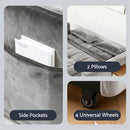 Advwin 3-in-1 Convertible Velvet Sofa Bed with Storage