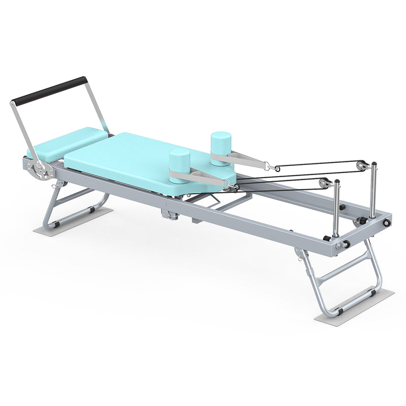 Advwin Foldable Pilates Reformer Machine with Wheels