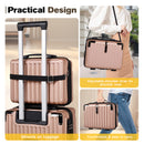 Advwin 20"+14" Hardshell Luggage Set with Silent Wheels