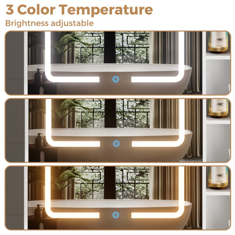 Advwin LED Bathroom Mirror Cabinet