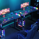Advwin Gaming Desk 6 Color LED Light