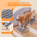 Advwin Wooden Pet Ramp with Non-Slip Gentle Slope