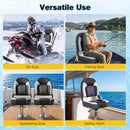 Advwin 61cm Folding High Back Marine Boat Seat