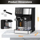 Advwin Espresso Coffee Machine with Milk Frother
