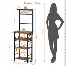 Advwin 5 Tiers Kitchen Bakers Rack with Power Outlet
