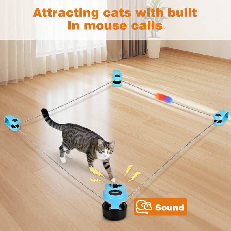 Advwin Interactive Cat Toy Treadmill for Indoor Cats