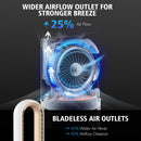 Advwin Upgraded Bladeless Tower Fan with Remote