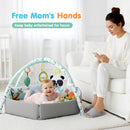 Advwin Baby Play Gym Mat 8-in-1 Tummy Time Mat & Ball Pit