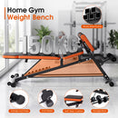 Advwin Adjustable Weight Bench w/ 9-Position Backrest