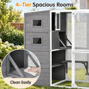 Advwin 4-Tier Outdoor Cat Enclosure