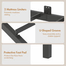 Advwin Single Corner Bed Frame with RGB LED