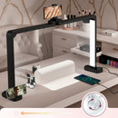Advwin Foldable Nail Tech Lamp for Desk Black