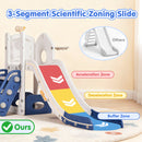 Advwin 6 in 1 L-Shaped Toddler Slide Indoor Baby Slide