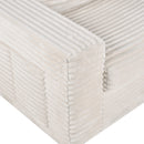 Advwin 162cm Loveseat Floor Sofa Corduroy Boneless Couch