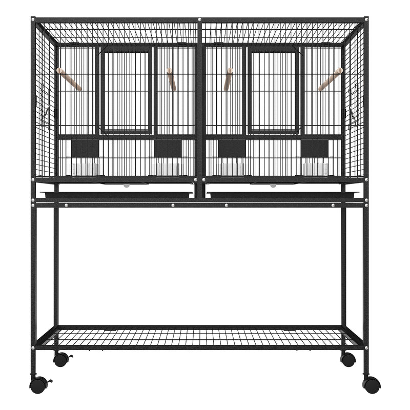 Advwin Bird Cage 2in1 Large Cage Wheel w/Brake