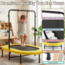 Advwin 55" 2-Person Mini Trampoline with 5-Level Adjustable Handle
