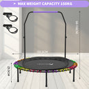 Advwin 40" Mini Trampoline Rebounder w/Resistance Bands