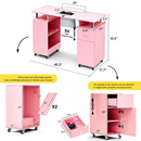 Advwin Manicure Table Nail Desk with Dust Collector