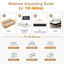 Advwin 32cm Double Mattress Pocket Spring Medium Firm