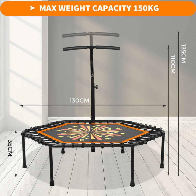 Advwin 50 Inch Mini Trampoline Fitness Trampolines