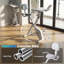 Advwin Foldable Exercise Bike with Desk