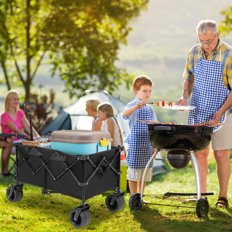 Advwin 200L Collapsible Folding Wagon Outdoor Trailer