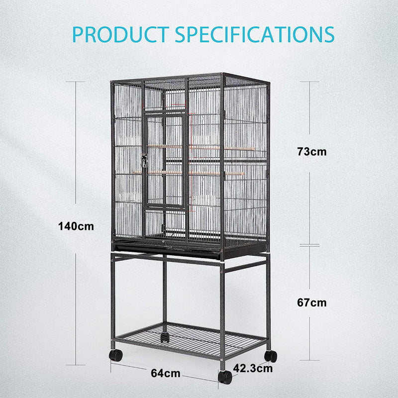 Advwin Bird Cage 2 Perches Large Aviary