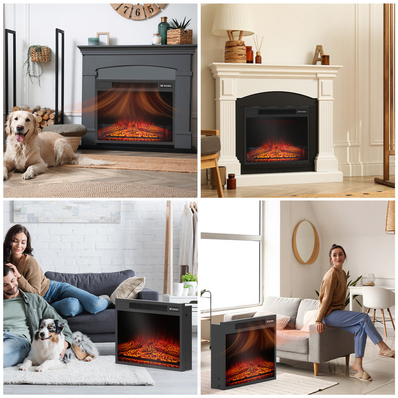 Advwin  Electric Fireplace Heater with Remote Control