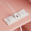 Advwin 80cm LED Gaming Desk w/ Power Outlets