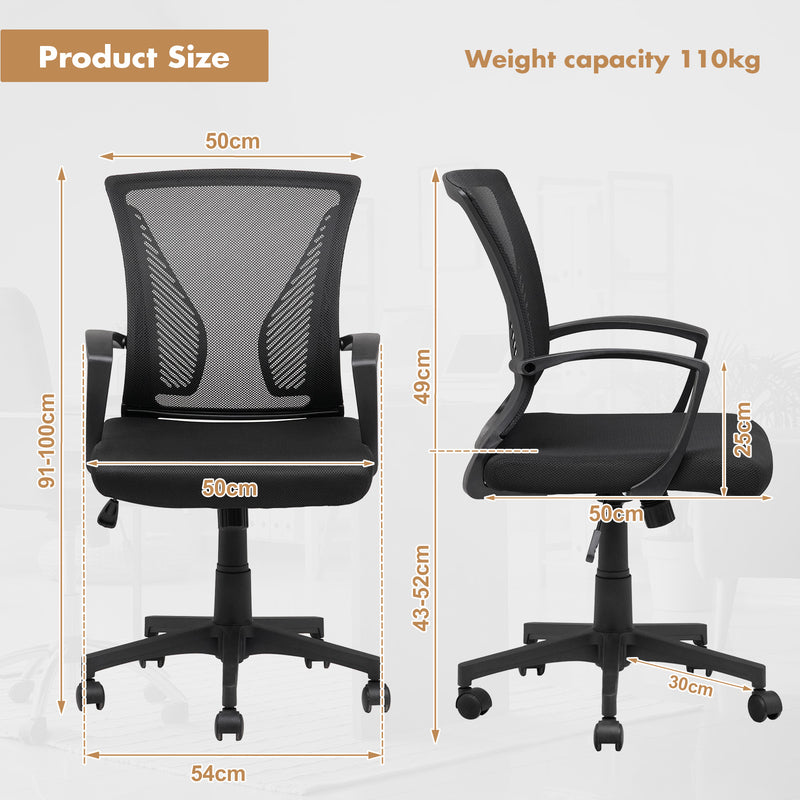 Advwin Mid-Back Mesh Office Chair