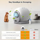 Advwin 65L Self Cleaning Cat Litter Box Wifi APP Control