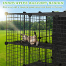 Advwin Cat Enclosures DIY Pet Kennels Playpen for 1-6 Cats