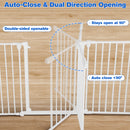 Advwin Adjustable Pet Safety Gate & Play Yard 380cm