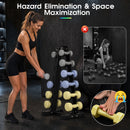 Advwin 6-Tier Heavy-Duty A-Frame Dumbbell Rack