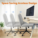 Advwin Armless Cross-Legged Ergonomic Office Chair