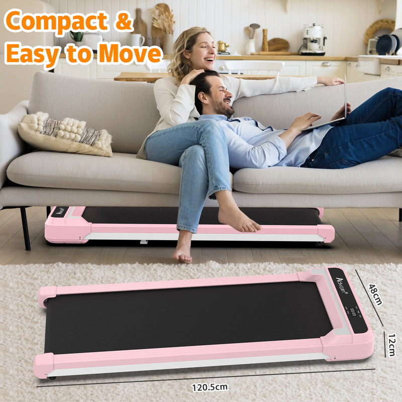 Advwin Walking Pad Under Desk Treadmill for Home Pink(Pre_Order)