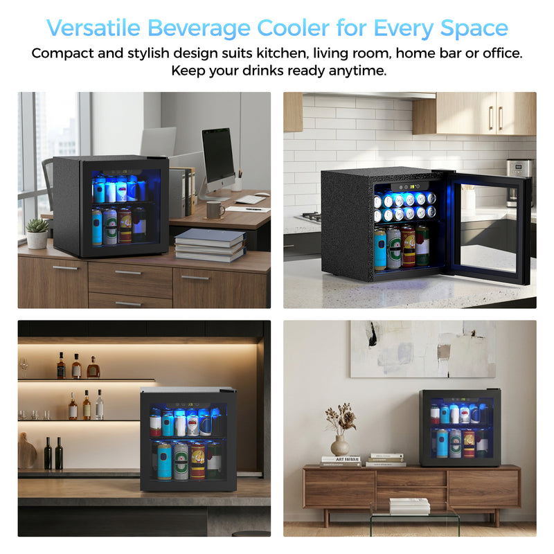 Advwin 36L Mini Beverage Cooler with Adjustable Temp