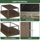 Advwin Shade Cloth Mesh Sunshade Sail