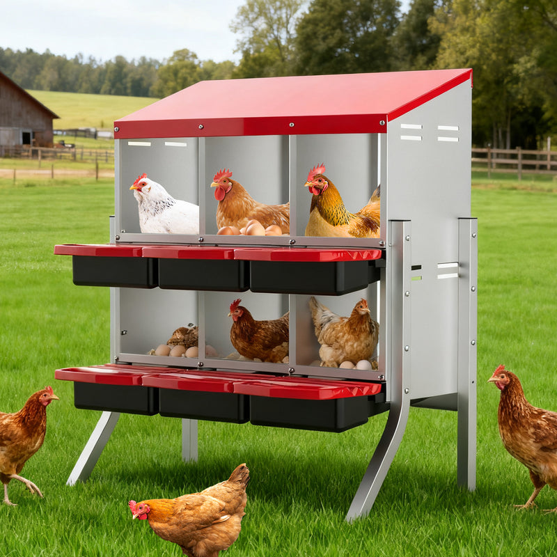 Advwin Chicken Nesting Box with Removable Tray